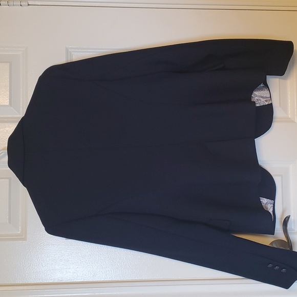 Navy Blue Lined Blazer - Picture 5 of 6